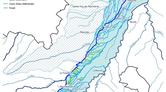 Avec ses 65 km de canaux principaux, 148 km de canaux secondaires et près de 130 km de fossés, ce que l’on appelle le système « Saint-Martory » répond à de nombreux besoins et joue un rôle prépondérant dans l’aménagement du territoire en rive gauche de la Garonne au sud de Toulouse. (source : Réseau31) 