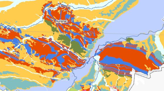 Détail de la carte hydrogéologique du département de la Haute-Garonne